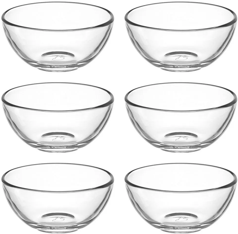 Leonardo CUCINA Schale, 6-teiliges Set, hochwertiges Kalk-Natron-Glas