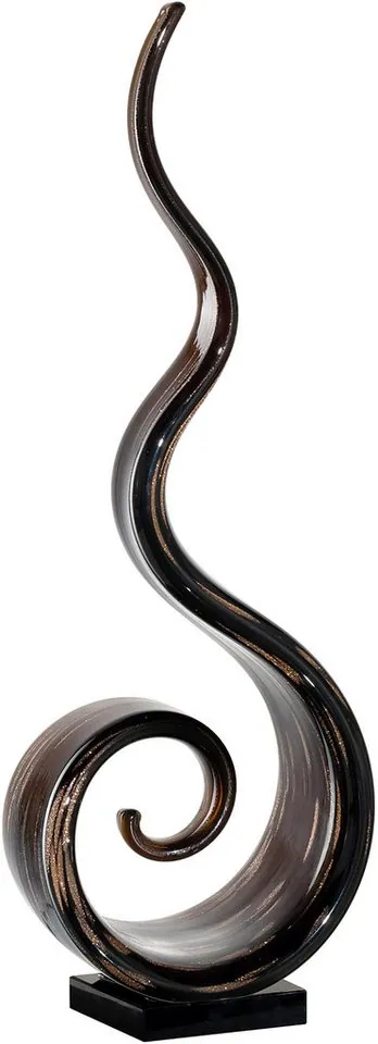 Leonardo Dekofigur Casolare 40 cm, stilvolles Design, edles Schwarz, vielseitig einsetzbar