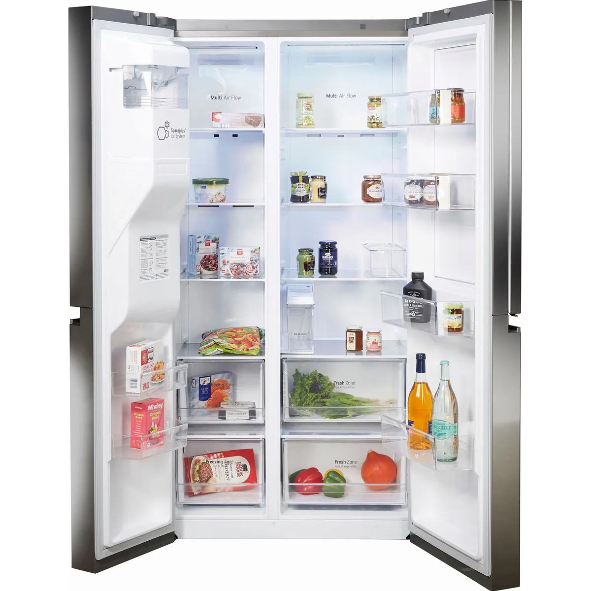 LG GSJV51PZTE Side-by-Side Kühlschrank, 416 l Kühlvolumen, Total NoFrost, Door-in-Door 4