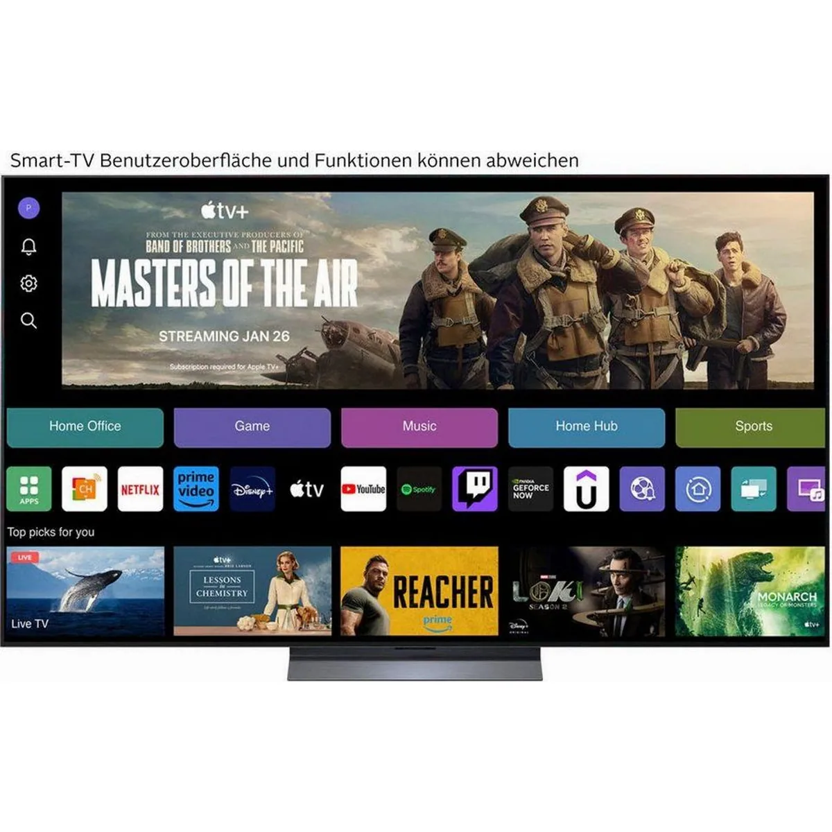 LG OLED77C5ELB OLED-Fernseher, 4K Ultra HD, HDR10, Dolby Atmos 2