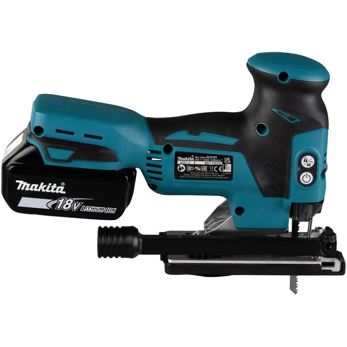 Makita DJV181Z Akku-Pendelhubstichsäge, präzise Schnitte, leichtes Design, vielseitig einsetzbar Dieses Produkt der Marke Makita wird von uns als 4