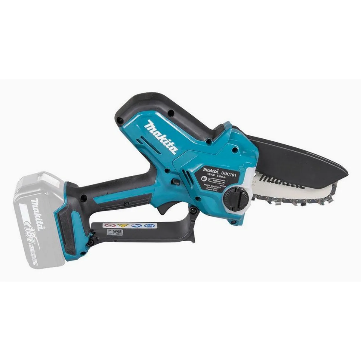 Makita DUC101Z Akku-Astsäge, kompakt, wartungsfreier Motor, 8 m/s Dieses Produkt der Marke Makita wird von uns als unabhängigem Händler vertrieben 3