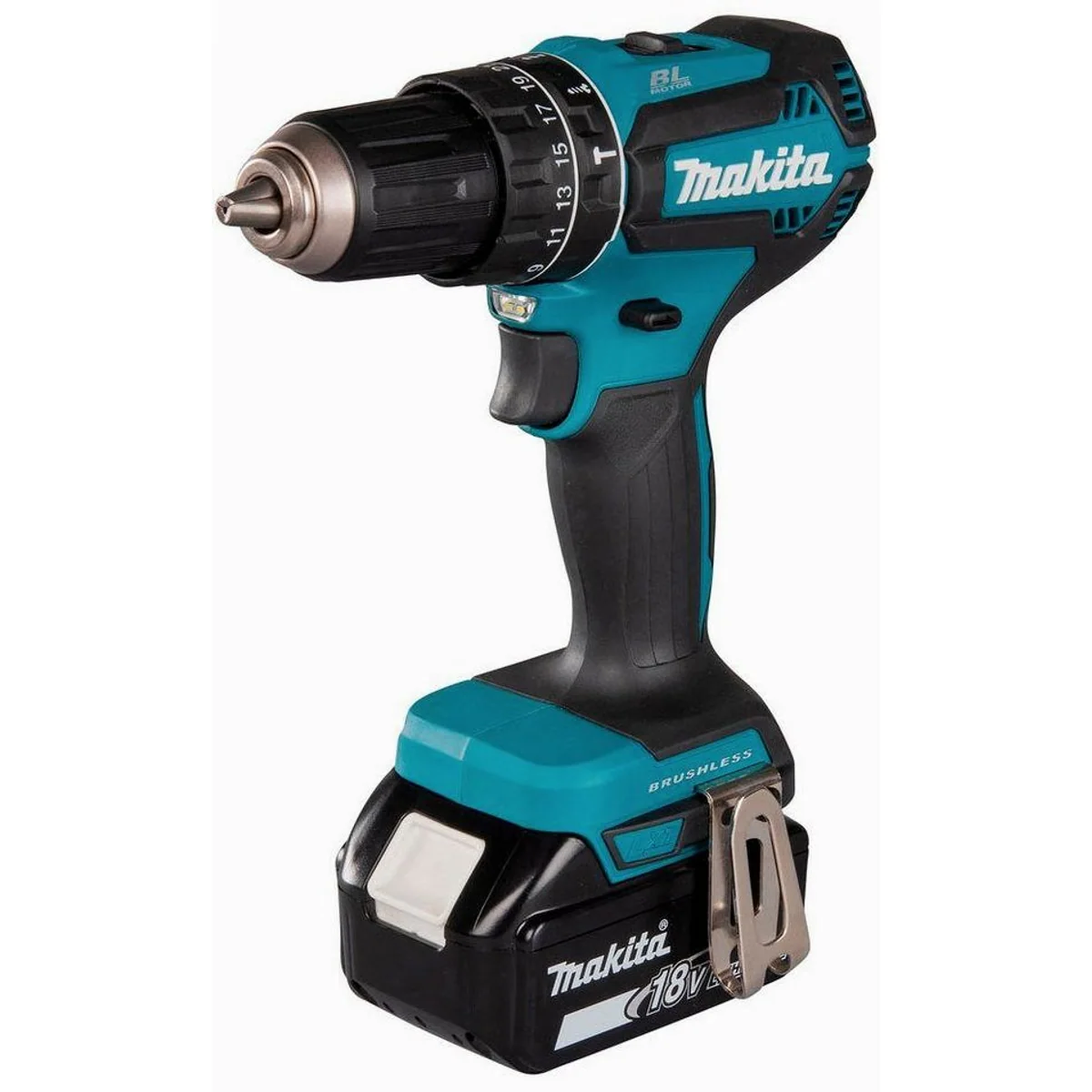 Makita DHP485RTJ Akku-Schlagbohrschrauber, 2 Akkus 18 V/5 Ah, max. 1900 U/min Dieses Produkt der Marke Makita wird von uns als unabhängigem Händler 3