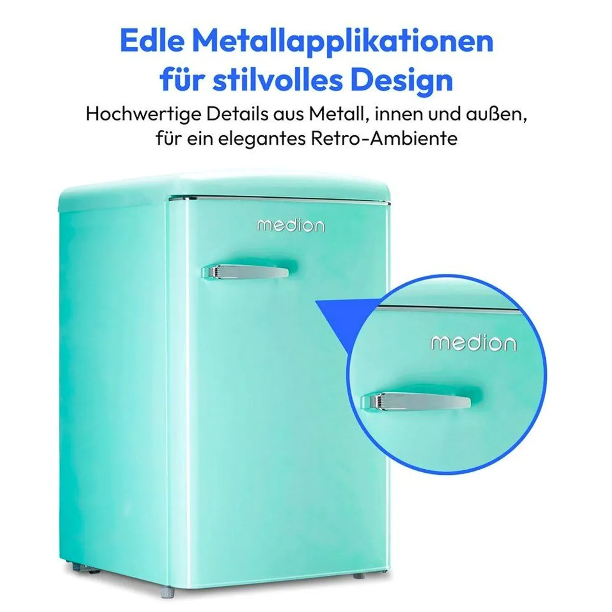 Medion Kühl-/Gefrierkombination MD37790, 108L Nutzinhalt, energiesparend, LED-Beleuchtung 3