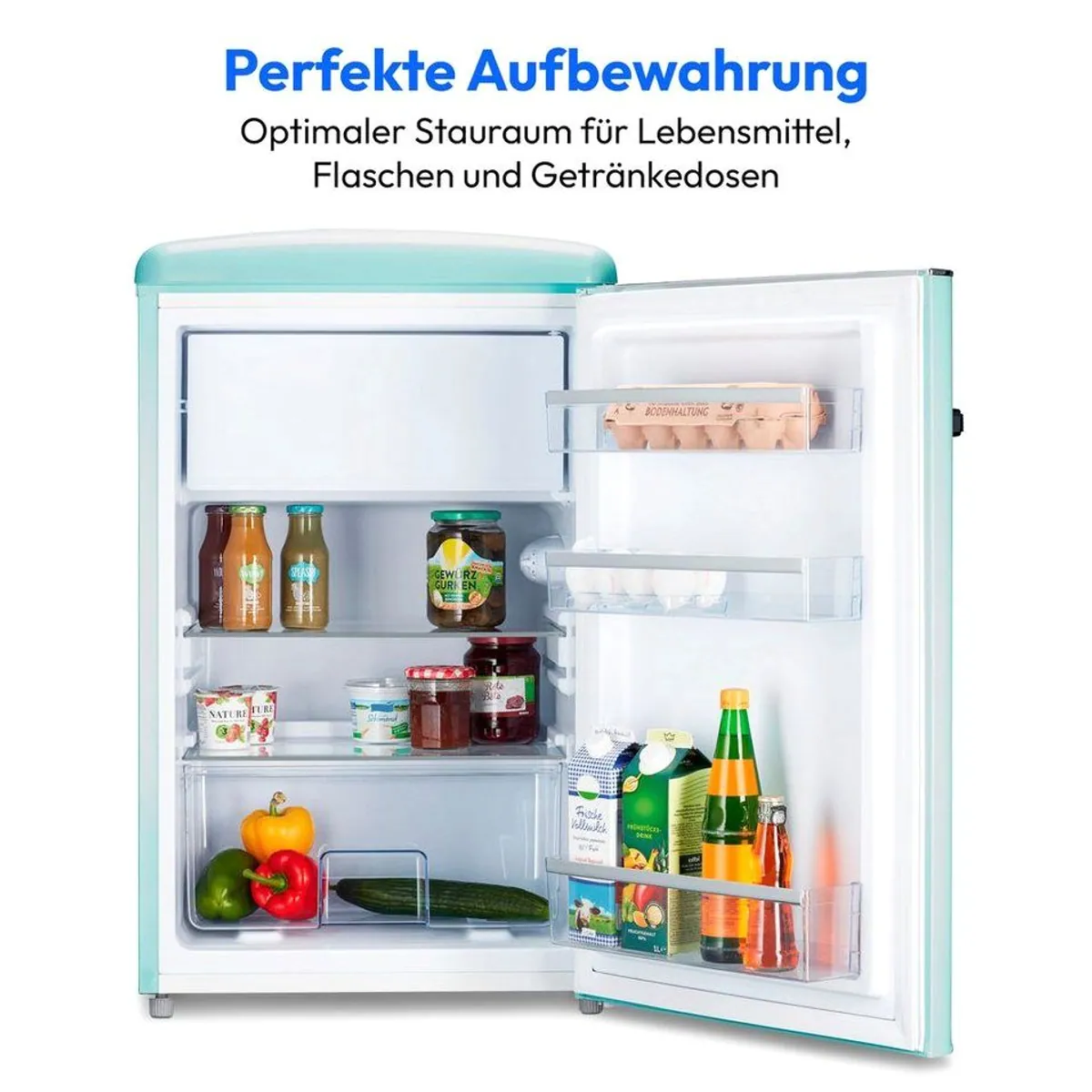 Medion Kühl-/Gefrierkombination MD37790, 108L Nutzinhalt, energiesparend, LED-Beleuchtung 4