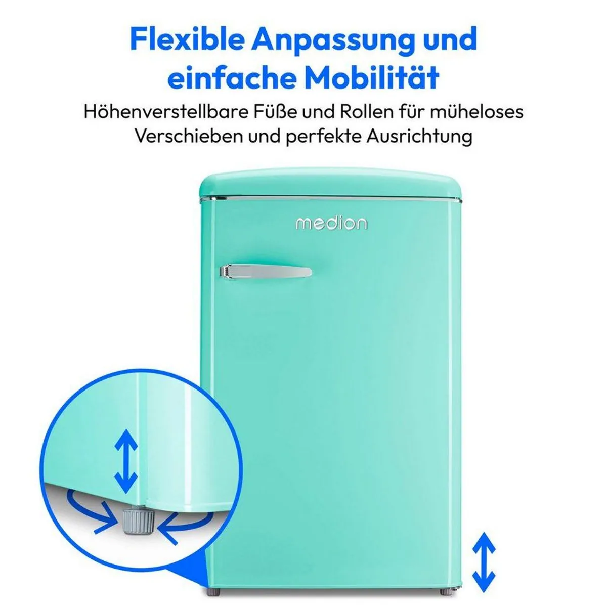 Medion Kühl-/Gefrierkombination MD37790, 108L Nutzinhalt, energiesparend, LED-Beleuchtung 5