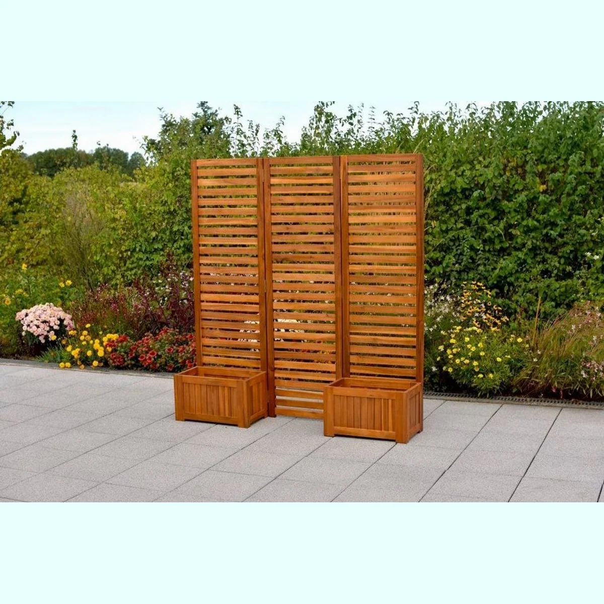 MERXX Pflanzkübel Sichtschutz, flexibles Design mit Blumenkästen 2