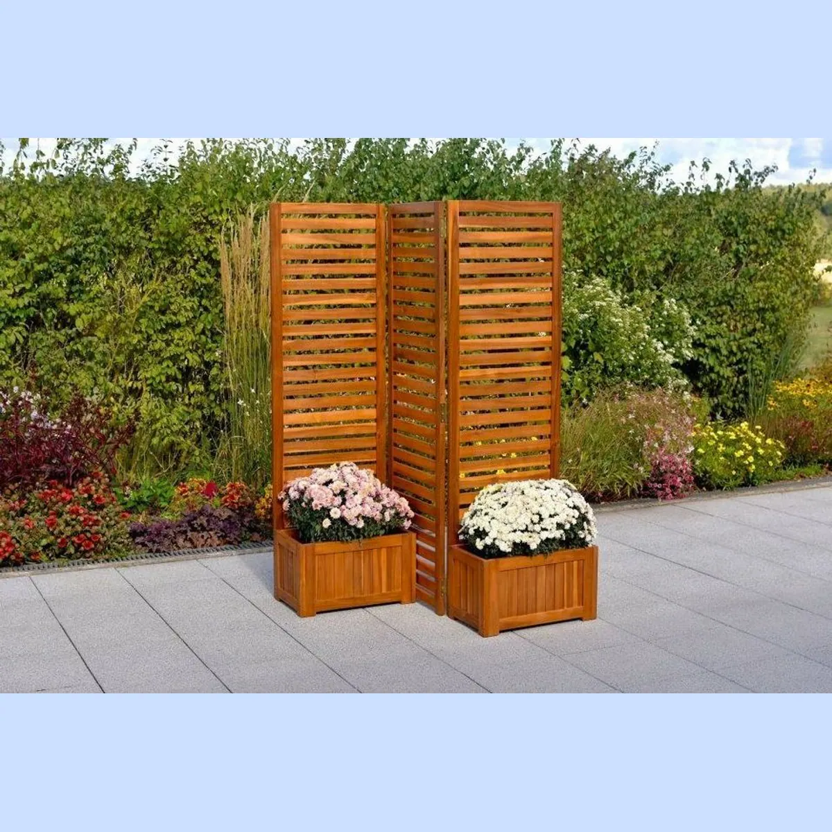MERXX Pflanzkübel Sichtschutz, flexibles Design mit Blumenkästen 3
