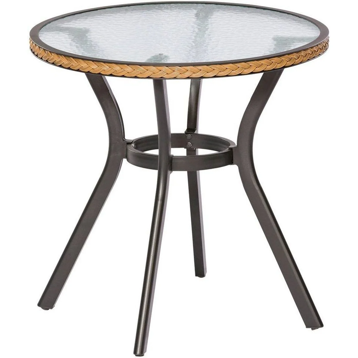 MERXX Ravenna Balkonset, langlebiges Aluminium, Sicherheitsglasplatte, stapelbare Sessel 2