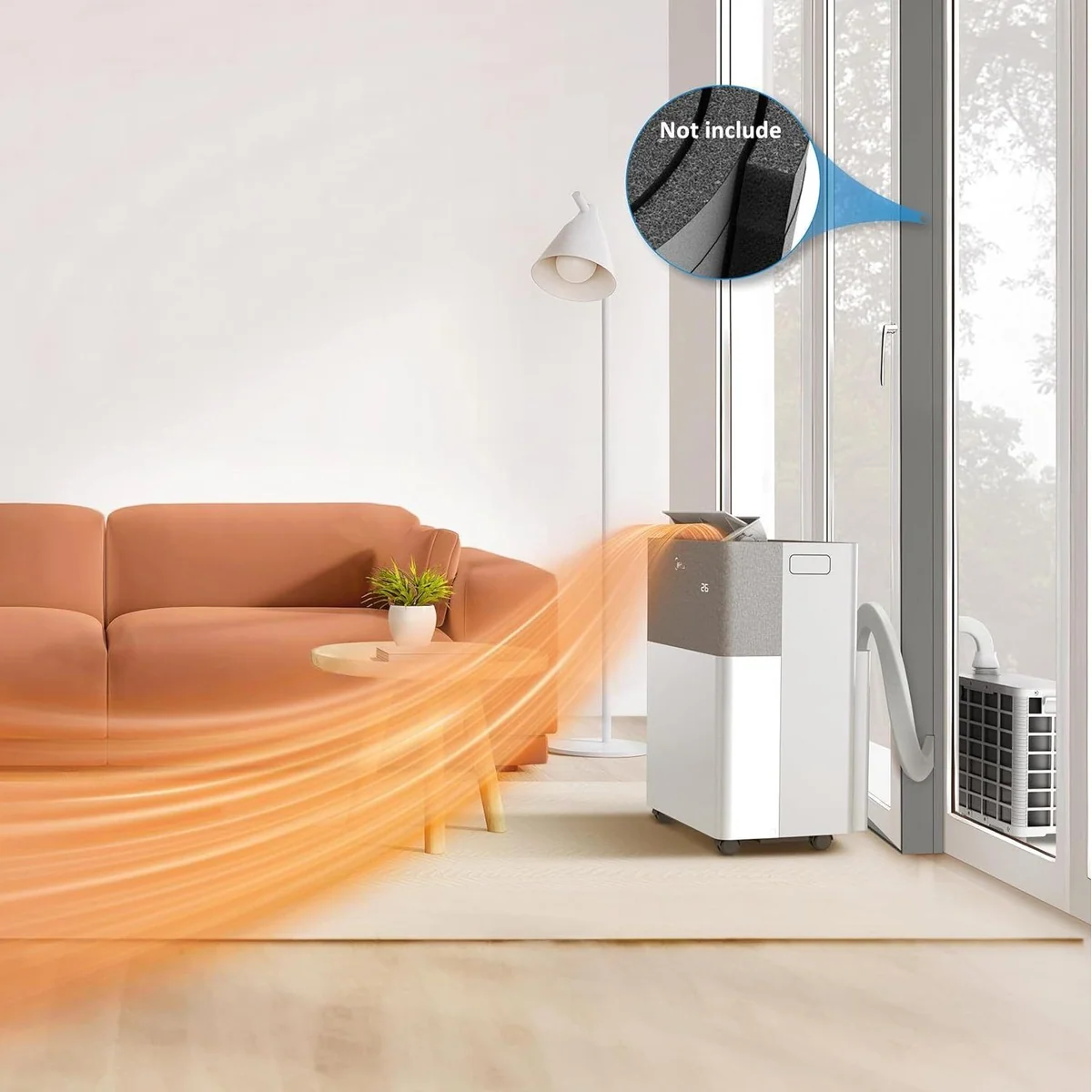 Midea Porta Split Klimagerät, 3,5 kW für Räume bis 42 m², energieeffizient und mobil 2