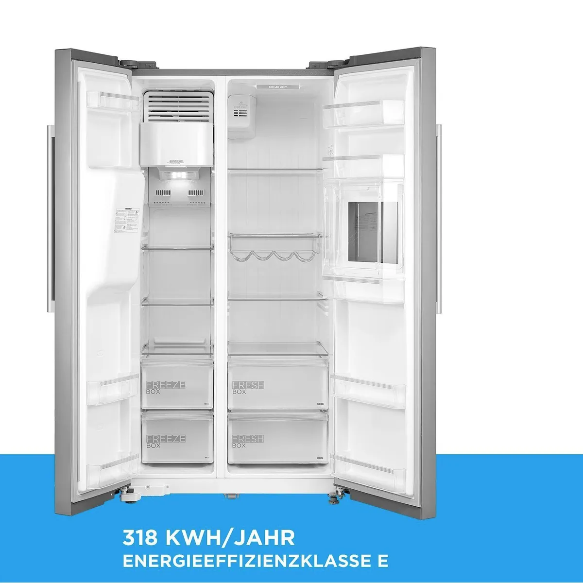 Midea KS-EIX 6.23 Side-by-Side, Dual Inverter, NoFrost, Wasser-/Eisspender 3