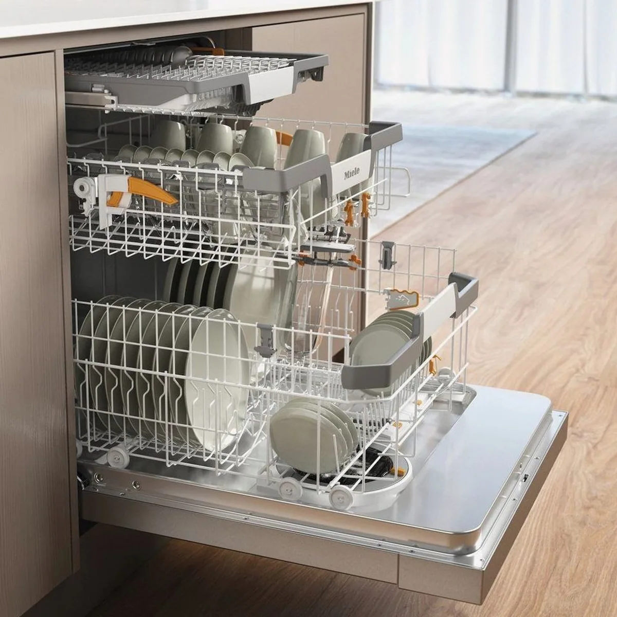 Miele G 7130 SCU AutoDos Unterbaugeschirrspüler, 14 Maßgedecke, Energieeffizienzklasse B 3