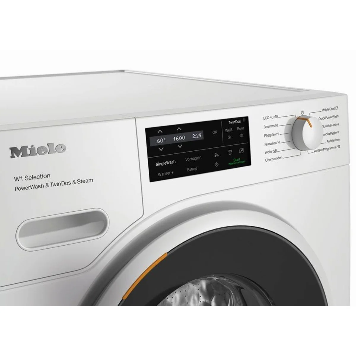Miele WSJ883 WCS PWash&TDos&Steam, 9 kg, 1600 U/min, Automatische Dosierung 3