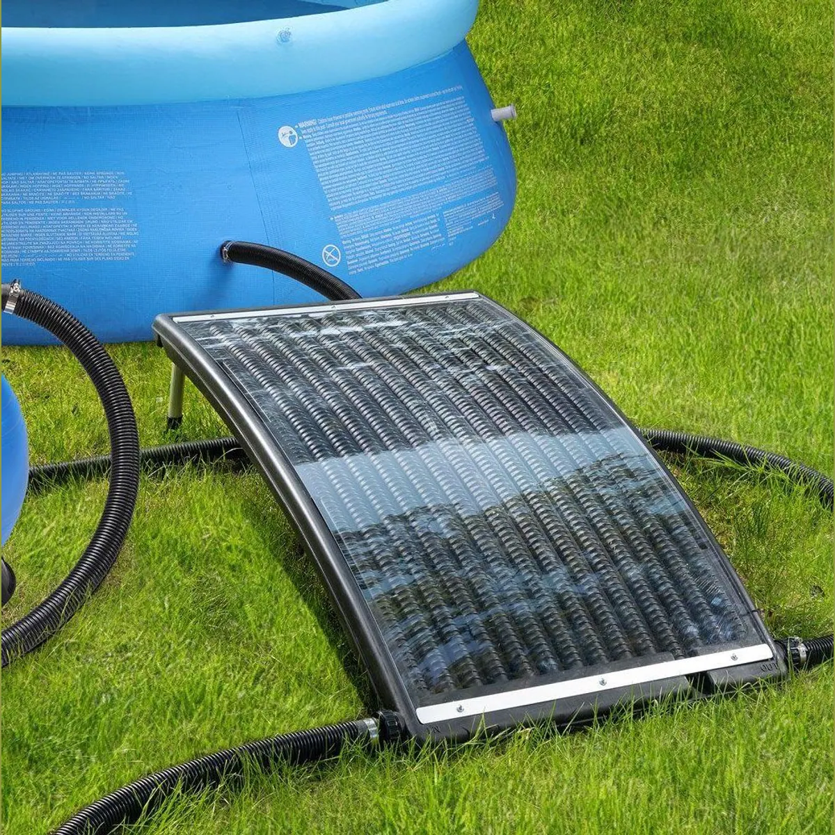 monzana Pool-Solarkollektor, 10.000 L/h, höhenverstellbar, 110x69x14 cm 2