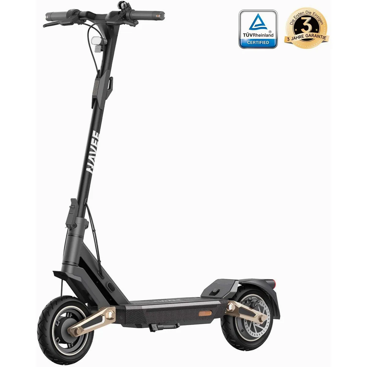 NAVEE ST3 Pro E-Scooter, 1350 W Leistung, 20 km/h Höchstgeschwindigkeit, innovatives Damping Arm-Federungssystem 4