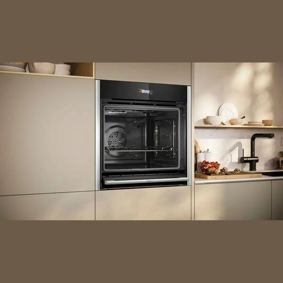 NEFF N 70 B54CR71N1 Backofen, pyrolytische Selbstreinigung, Slide & Hide Tür, CircoTherm Heißluft 4