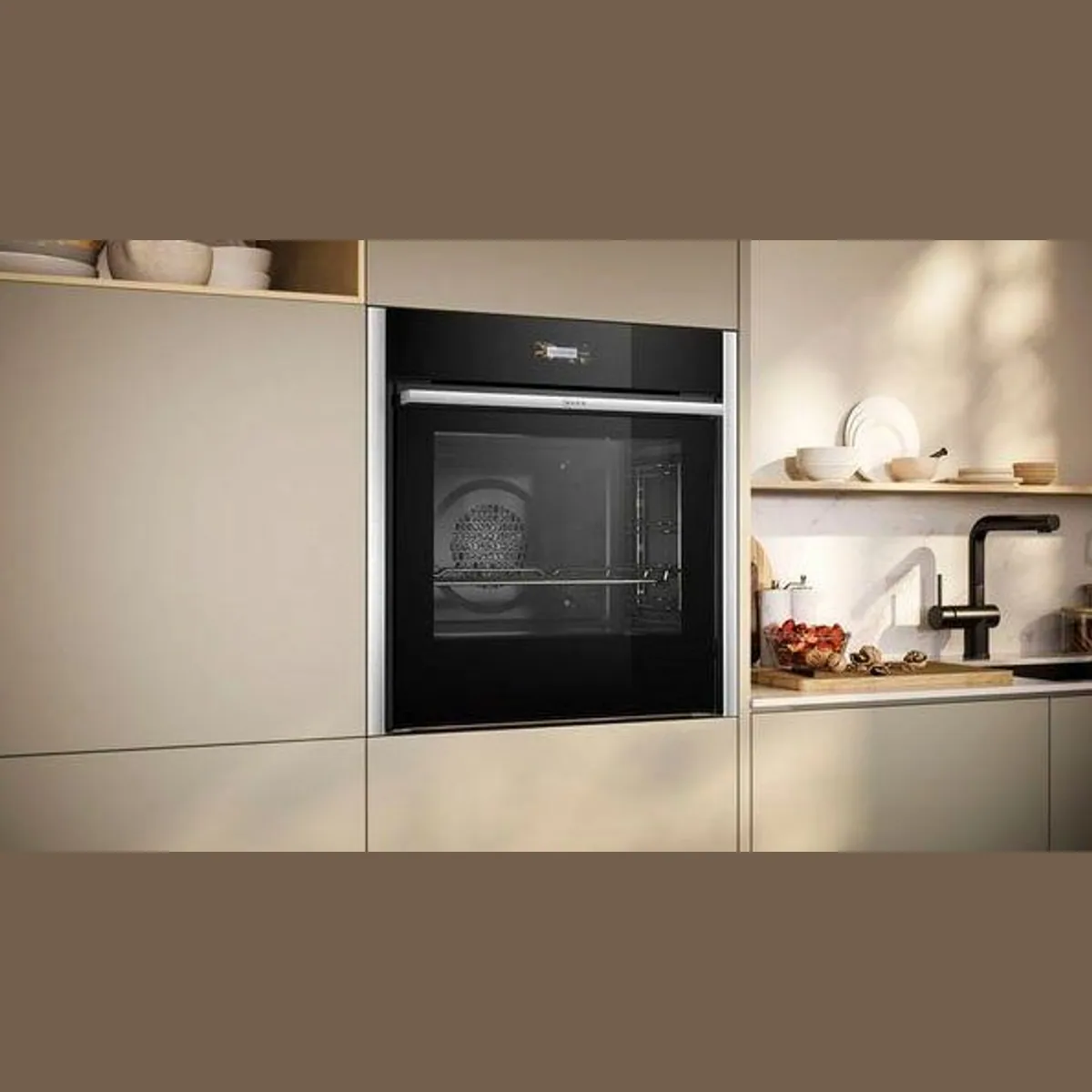NEFF N 70 B54CR71N1 Backofen, pyrolytische Selbstreinigung, Slide & Hide Tür, CircoTherm Heißluft 5