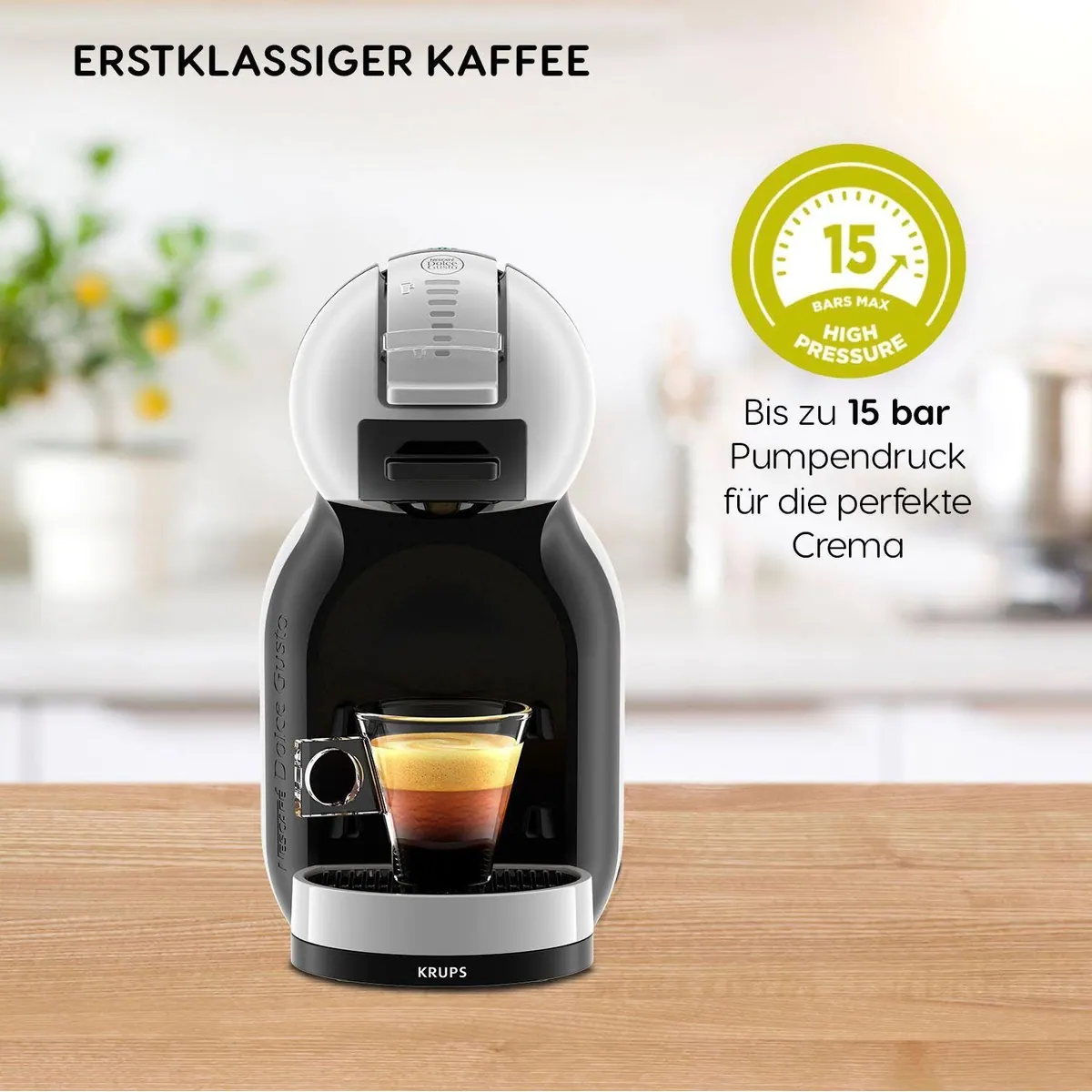 NESCAFÉ Dolce Gusto Mini Me KP123B, 15 bar Druck, inkl. 3 Latte Macchiato Kapseln 4
