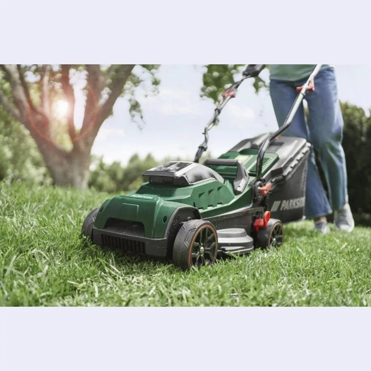 Parkside PRMA 20-Li A1 Akku Rasenmäher, 33 cm Schnittbreite, 5-stufige Schnitthöheneinstellung 3