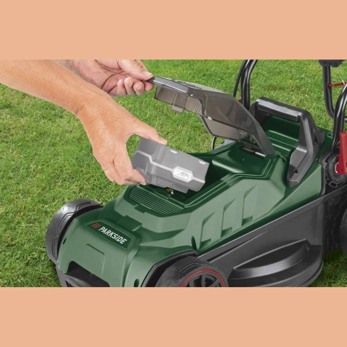 Parkside PRMA 20-Li A1 Akku Rasenmäher, 33 cm Schnittbreite, 5-stufige Schnitthöheneinstellung 4