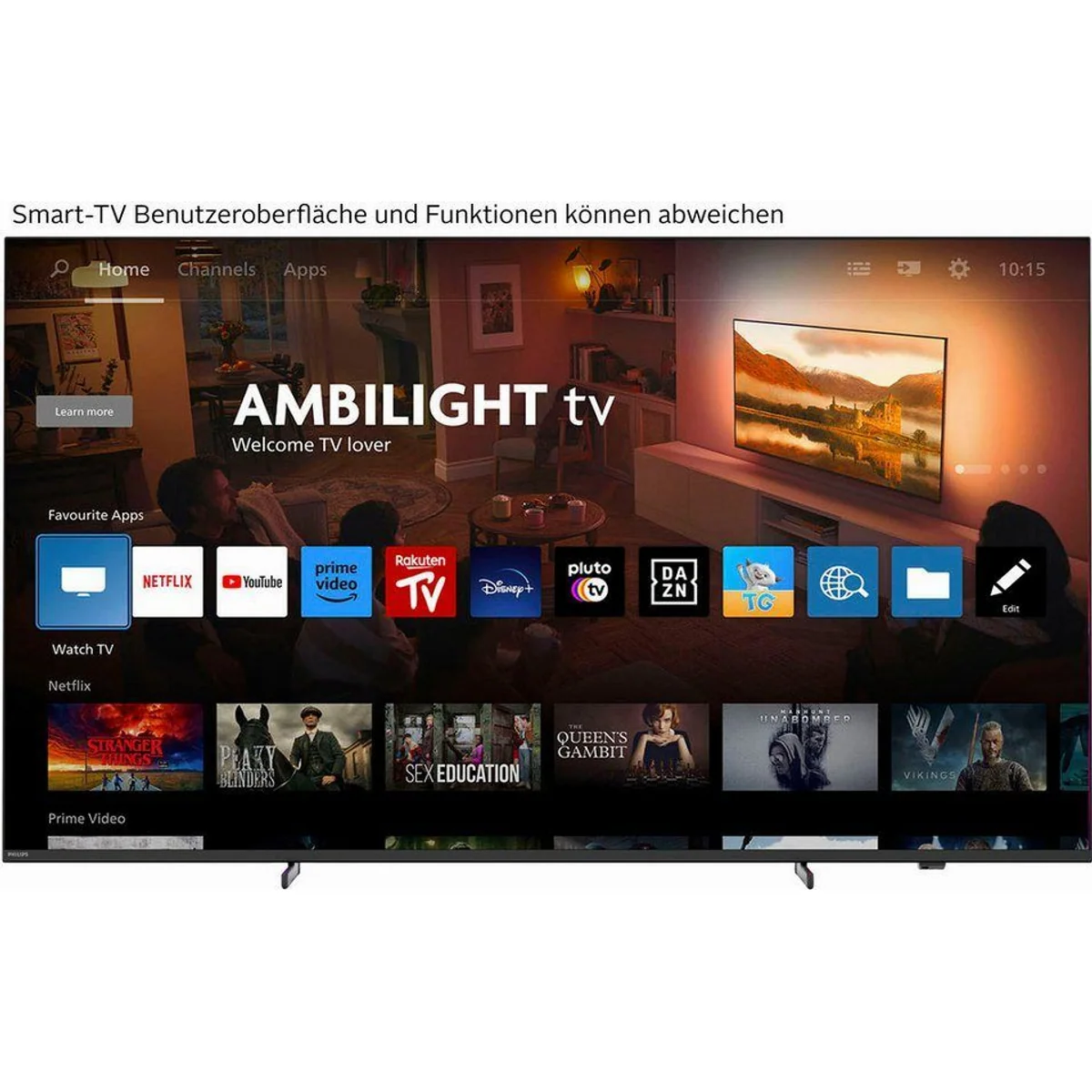 Philips 75PUS9000 QLED-Fernseher, 75 Zoll, 4K Ultra HD, Smart-TV 2