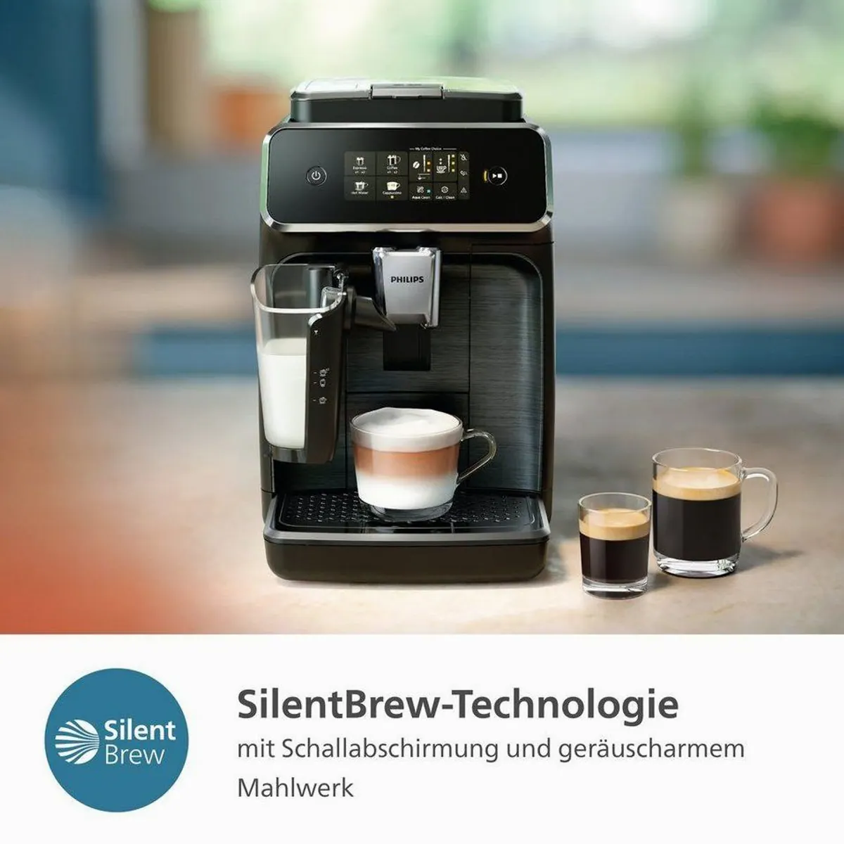 Philips 2300 Series Kaffeevollautomat, 4 Kaffeespezialitäten, LatteGo-Milchsystem 4