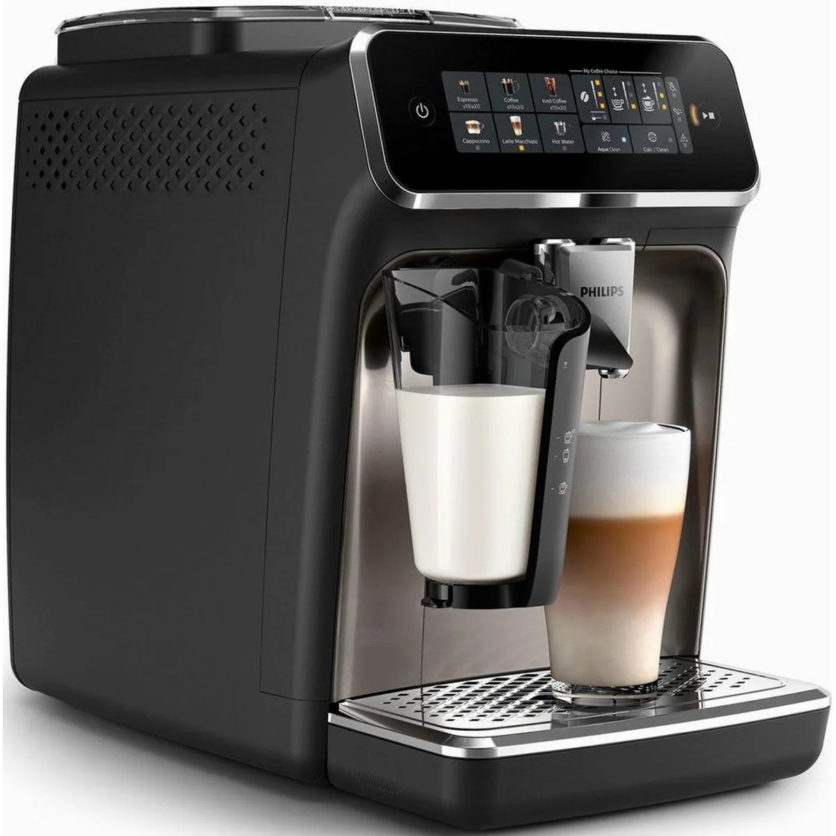 Philips EP3347/90 Kaffeevollautomat, 6 Getränke, LatteGo-Milchsystem, SilentBrew Technologie