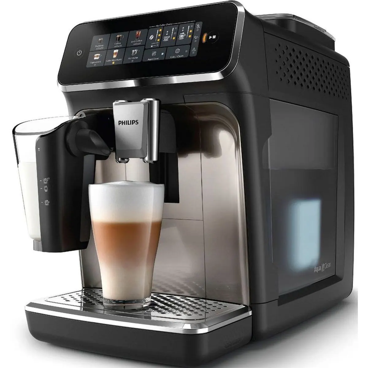 Philips EP3347/90 Kaffeevollautomat, 6 Getränke, LatteGo-Milchsystem, SilentBrew Technologie 3
