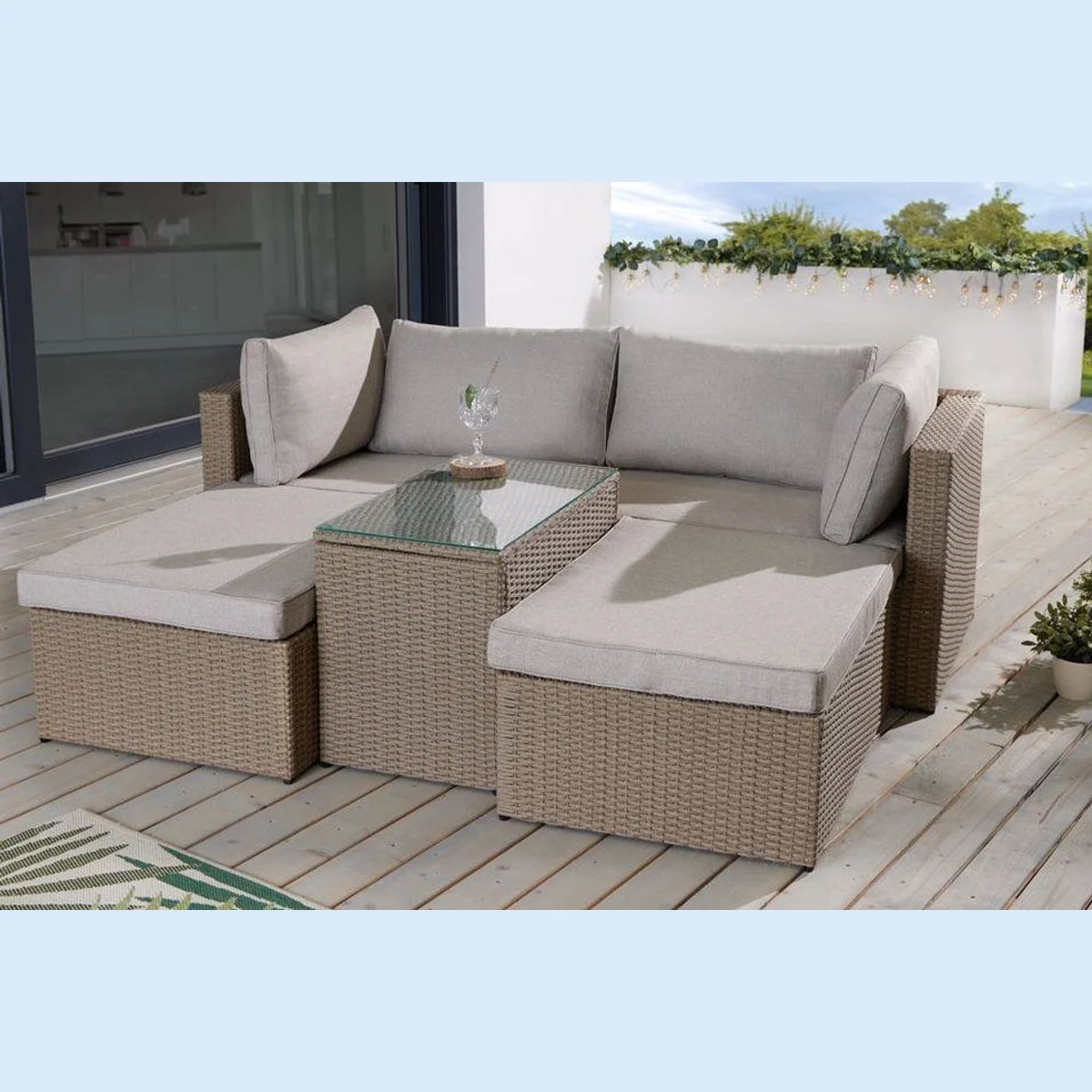 riess-ambiente Loungeset XXL MODULAR, flexibles Design, pflegeleicht, gemütliche Kissen 2