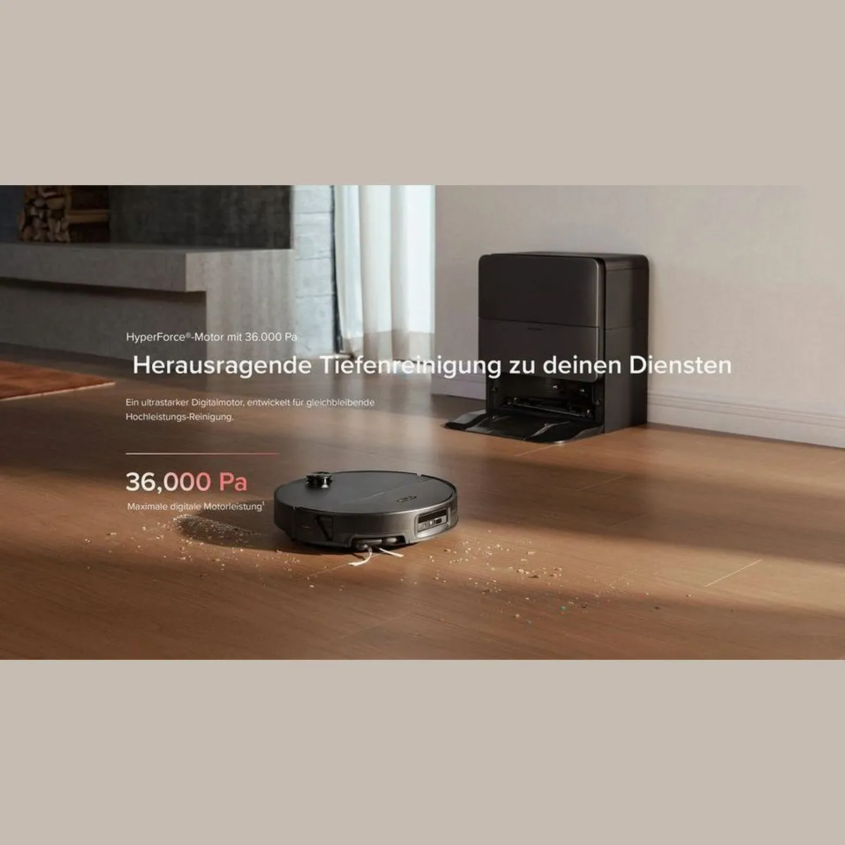 Roborock Saros 20 Sonic Complete, starke Saugleistung, intelligente Navigation, automatisierte Wartung 5