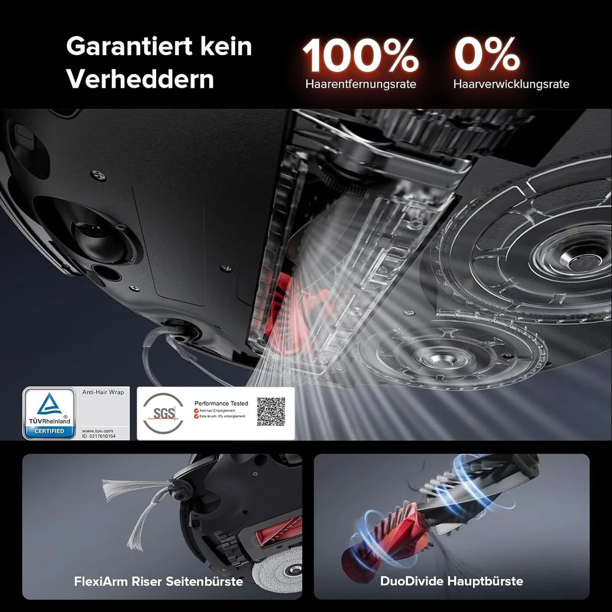 Roborock Saros 10R Saugroboter, 22000 Pa Saugleistung, Ultra-Slim Design, Smart Navigation 4