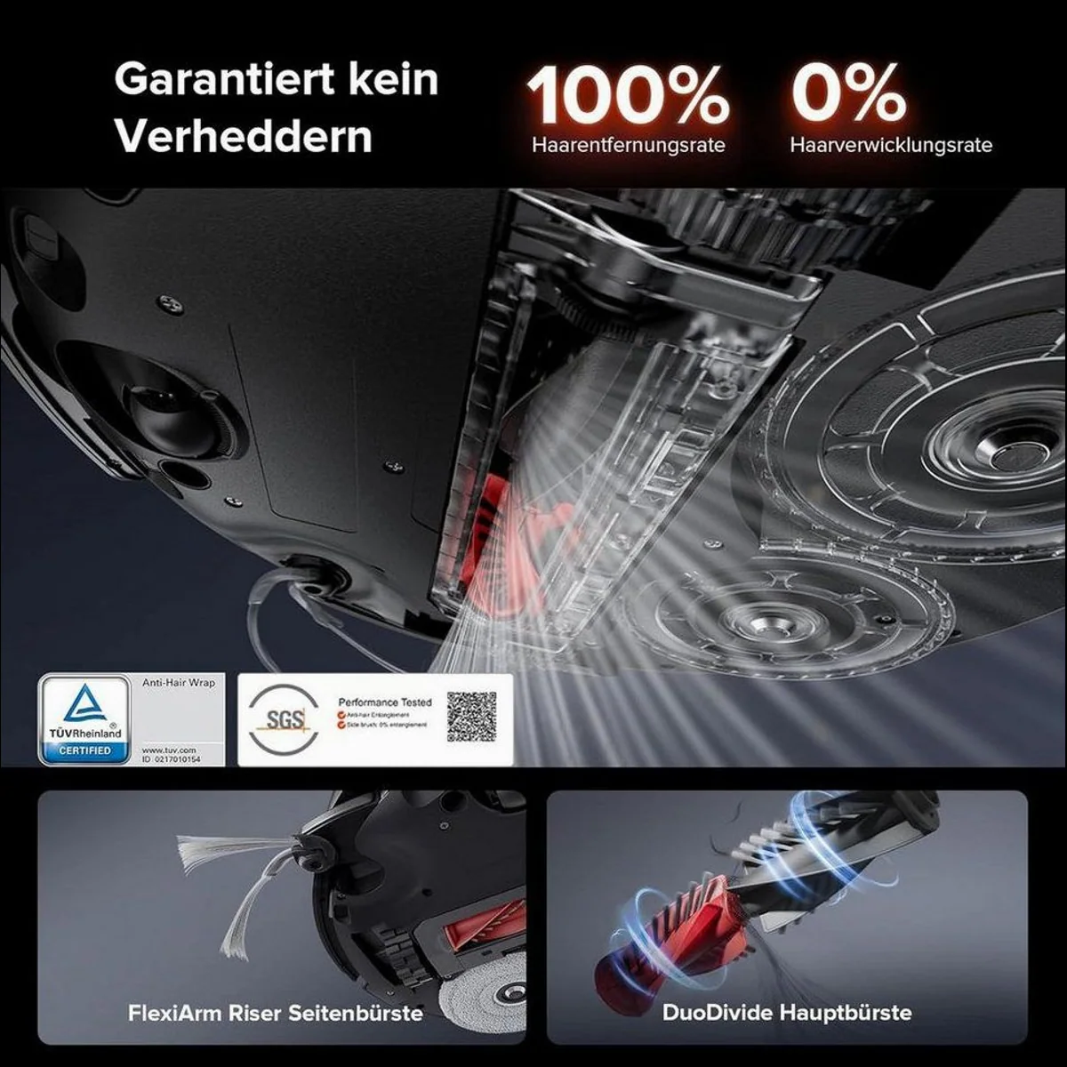 Roborock Saros 10R Saugroboter, 22000 Pa Saugleistung, ultra-schlank, intelligente Navigation 5