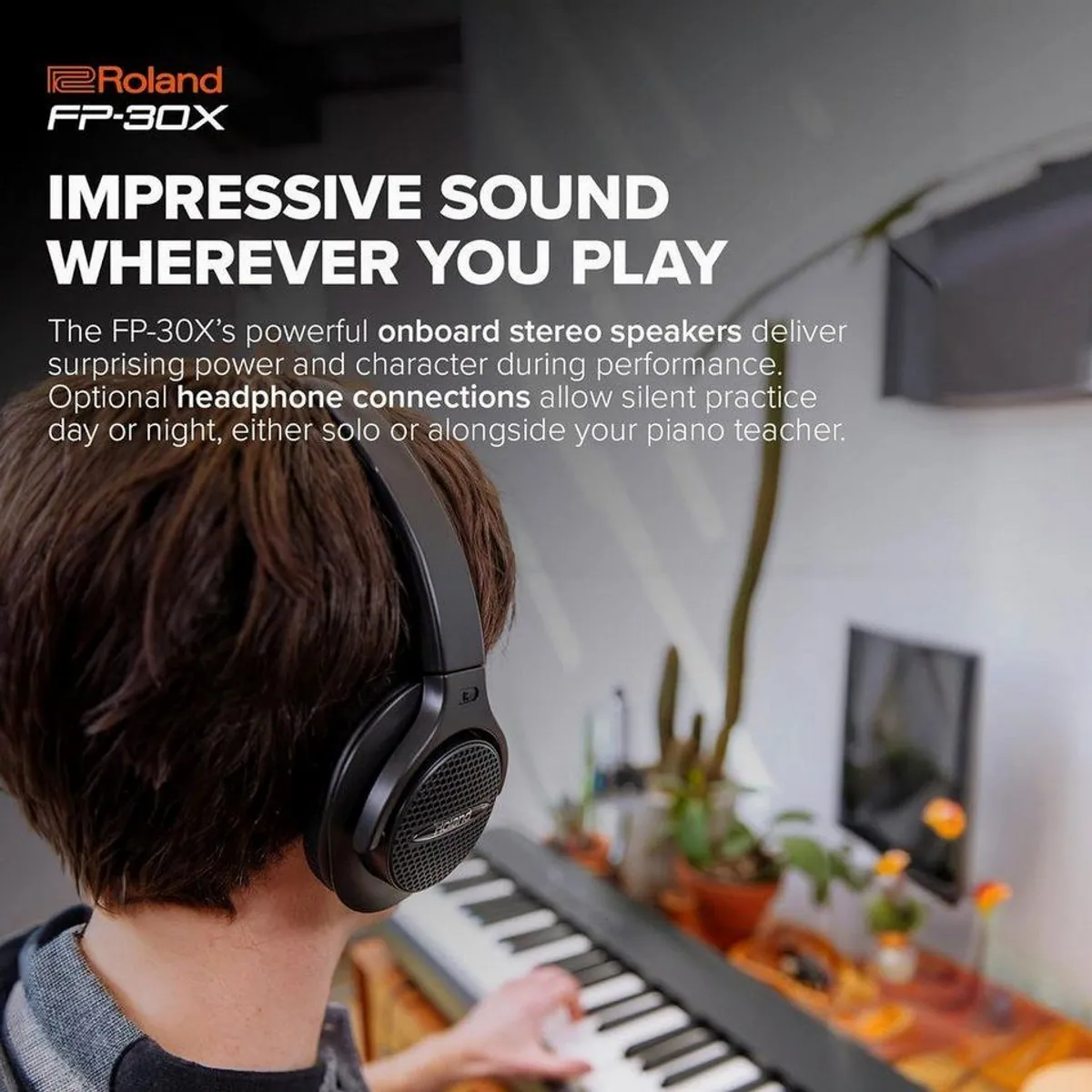 Roland FP-30X Digital Piano, Bluetooth-Konnektivität, 88 Tasten 5