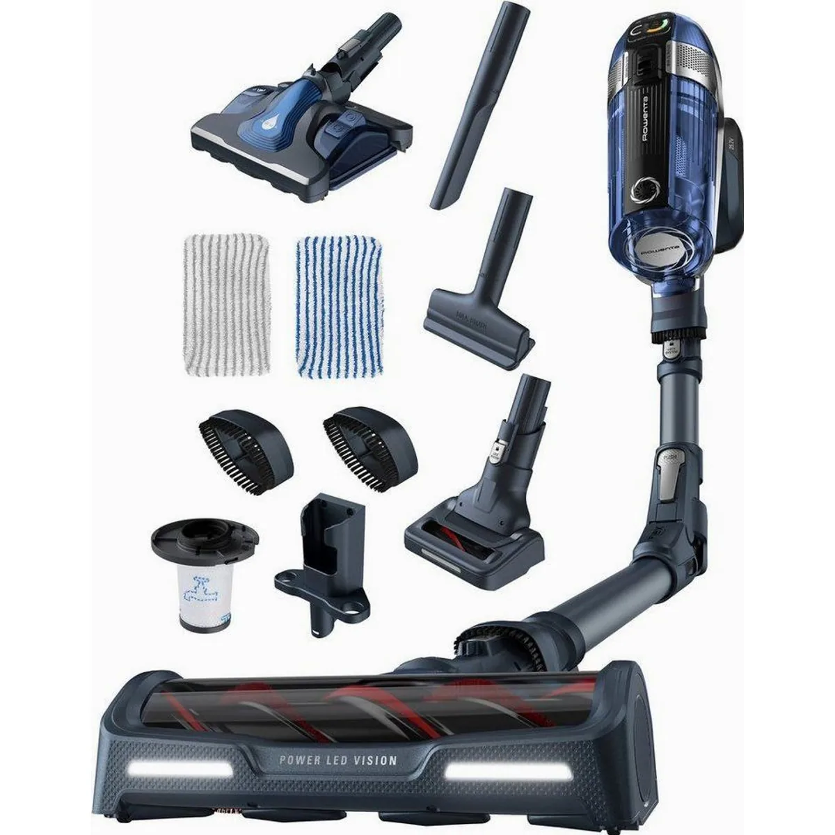 Rowenta X-Force Flex 11.60 Aqua, kabelloser Staubsauger mit Wischfunktion, 45 Min. Laufzeit 2
