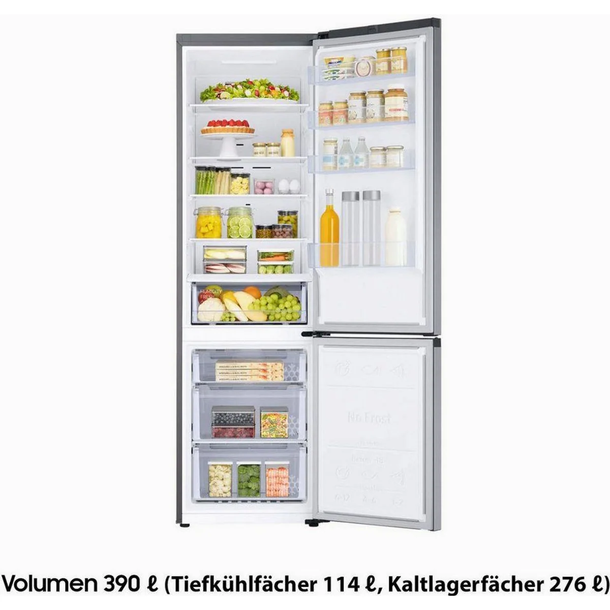 Samsung RL38C600CSA Kühl-/Gefrierkombination, No Frost, AI Energy Mode, viel Stauraum Dieses Produkt der Marke Samsung wird von uns als unabhängigem 2