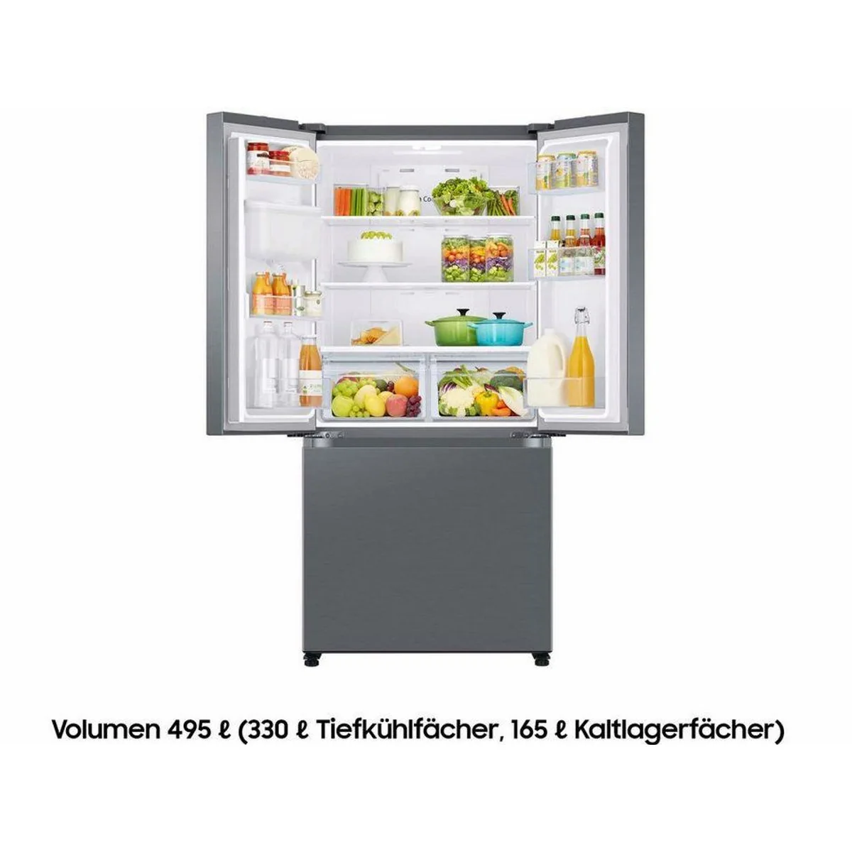 Samsung RF50C530ES9 French Door Kühlschrank, großzügiger Stauraum, leise im Betrieb, inklusive Schnellgefrier-Funktion Dieses Produkt der Marke 2