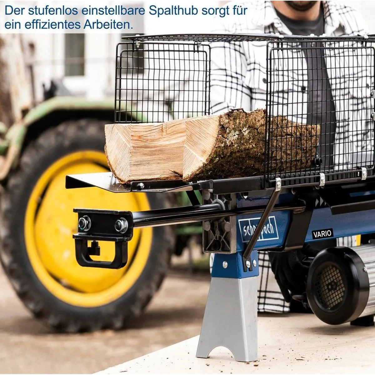 Scheppach HL760L Holzspalter, 2200 W, 7 t Spaltkraft, kompakt und robust 2
