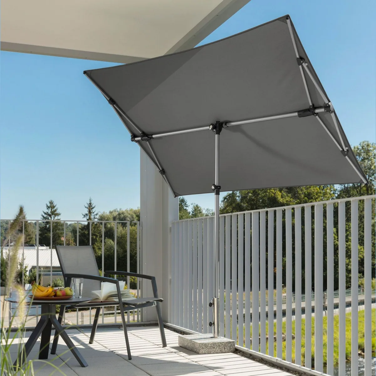 Schneider Schirme Novara Sonnenschirm, 140x190 cm, UV-Schutz 50+, mit Schutzhülle 2