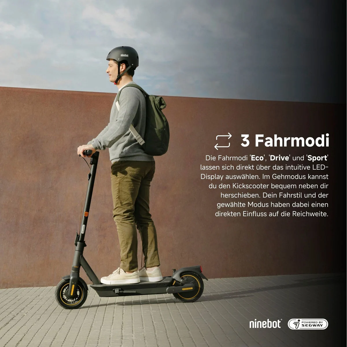 Segway Ninebot KickScooter MAX G2, bis 70 km Reichweite, 20 km/h schnell, Straßenzulassung 3