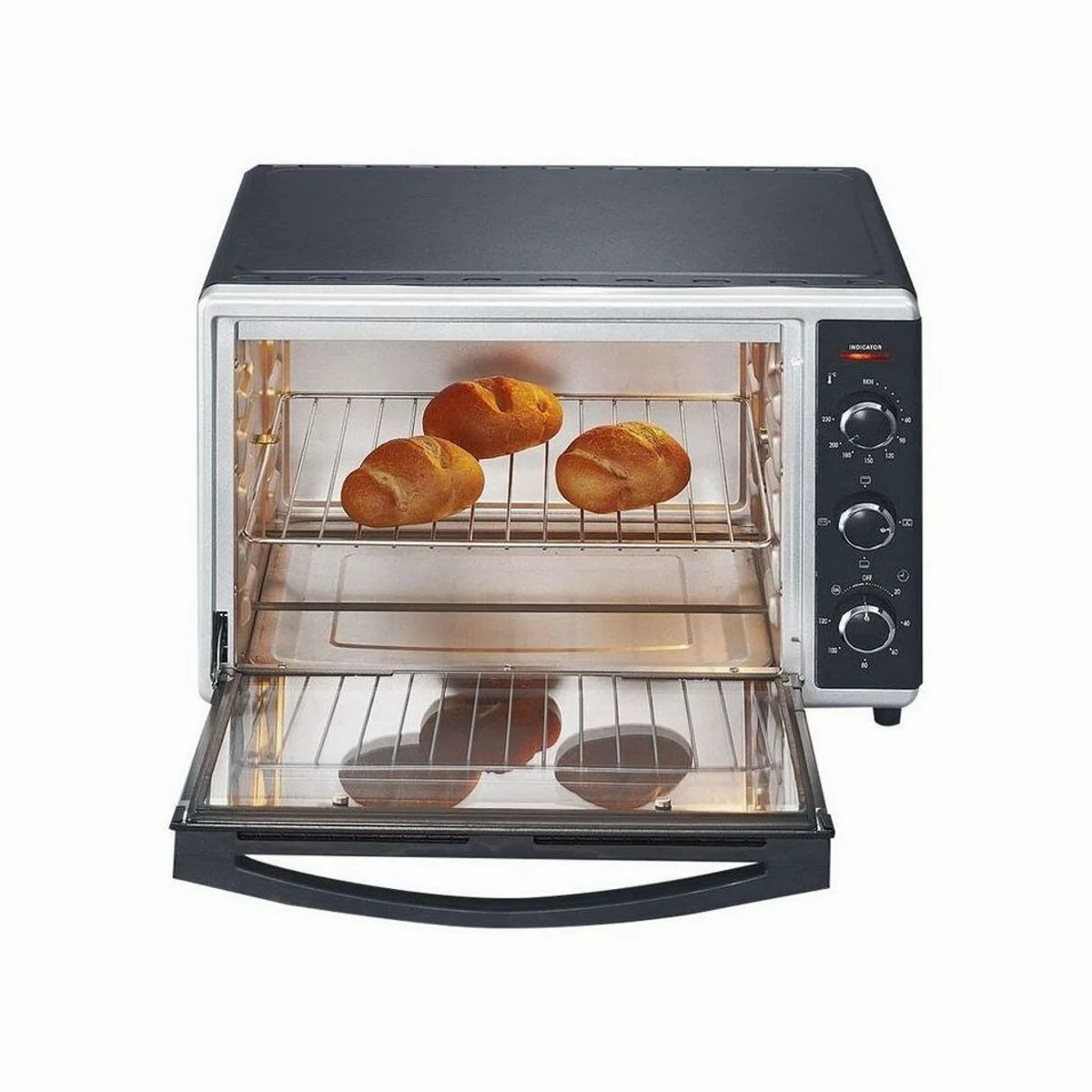 Severin TO 2058 2-in-1-Toaster, vielseitig für Pizza, Braten, 1800 W 3