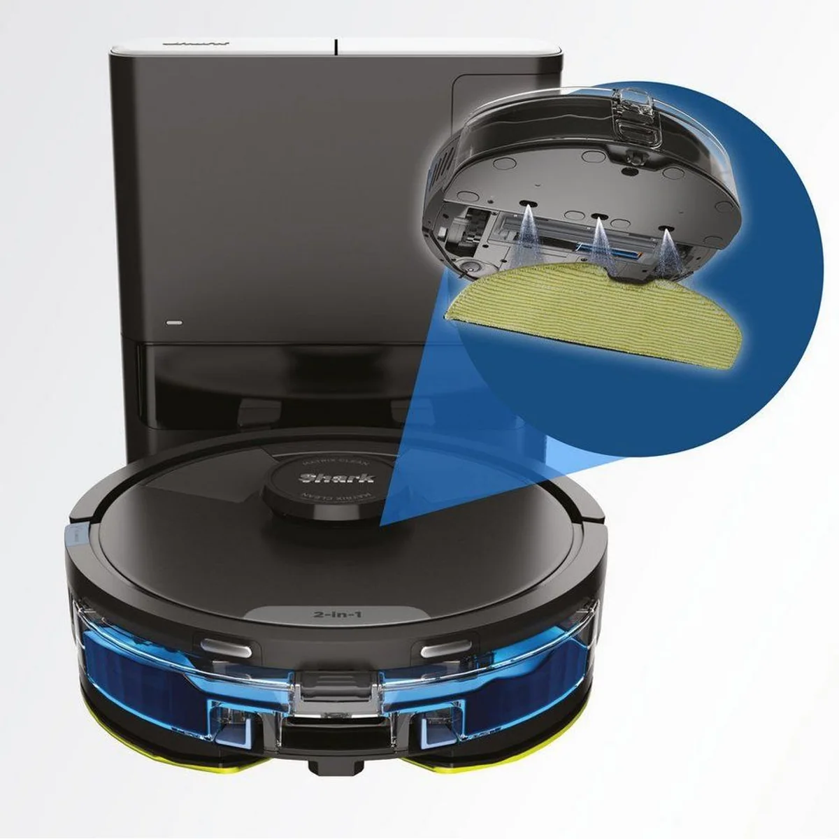 Shark Matrix Plus Saug- und Wischroboter, 2-in-1, selbstentleerend, starke Leistung