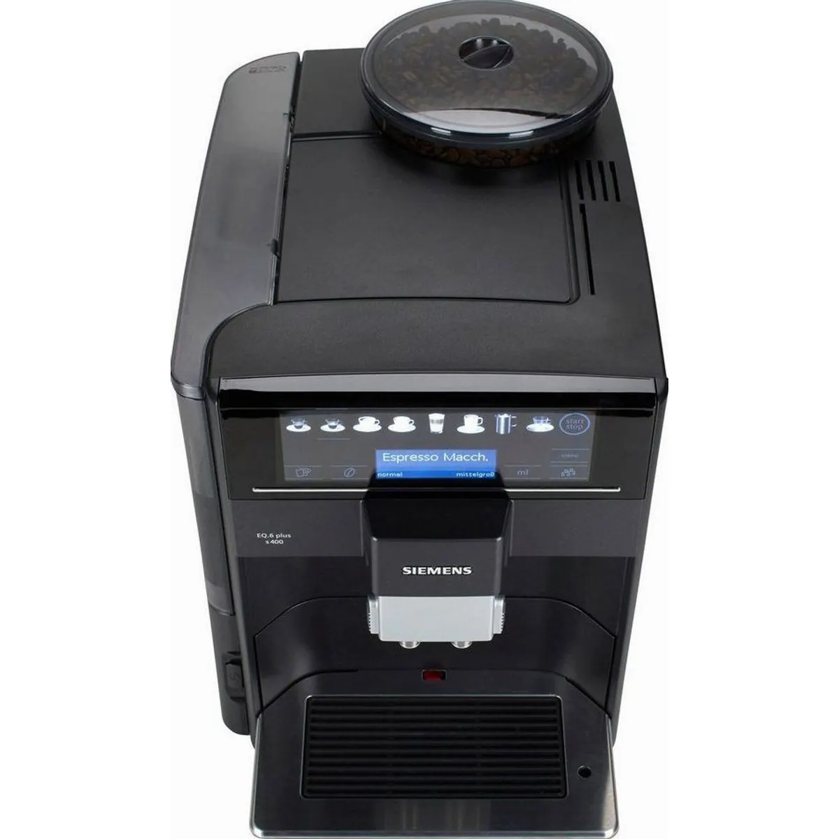 SIEMENS EQ6 plus s400 Kaffeevollautomat, Doppeltassenfunktion, Keramikmahlwerk, einfache Bedienung 5