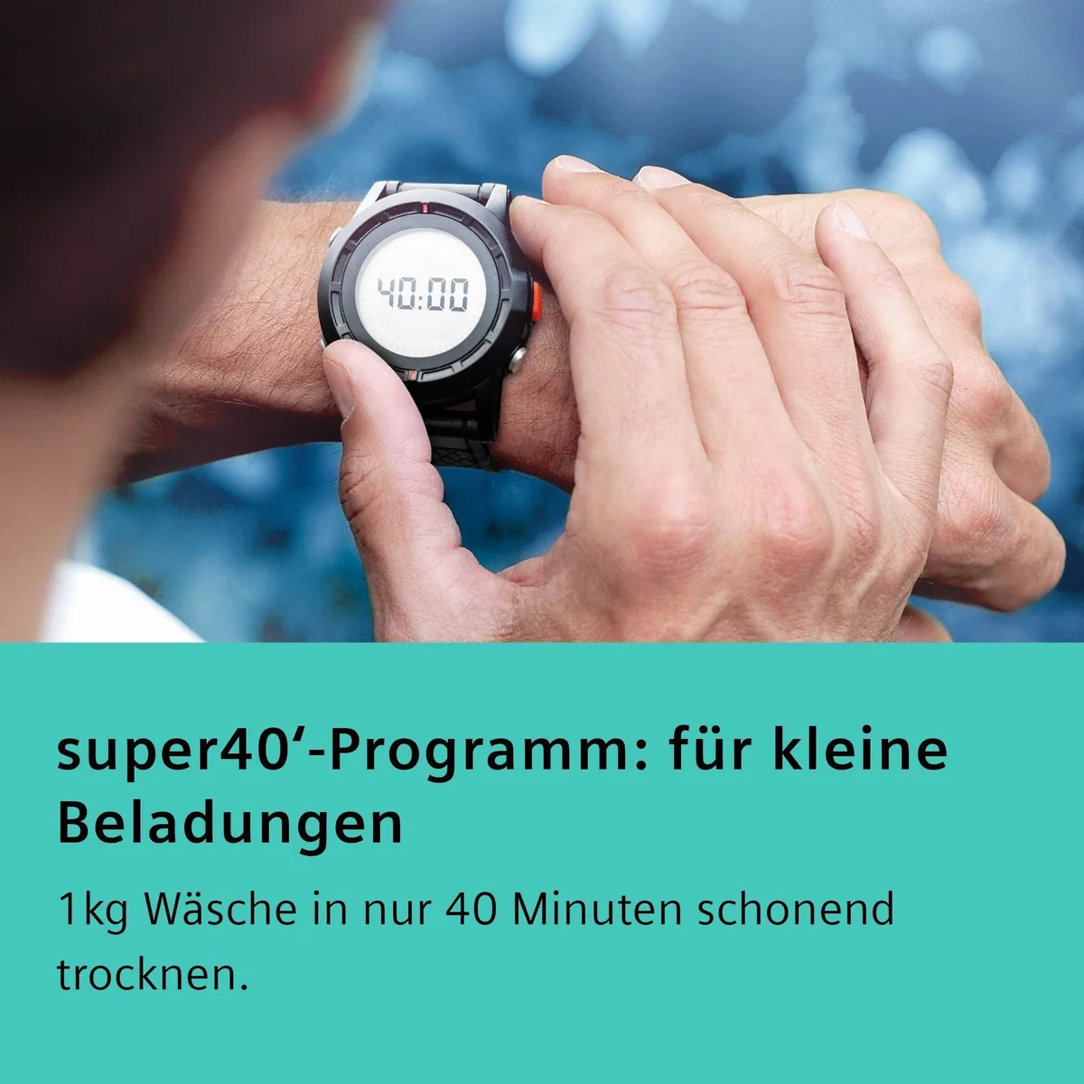 SIEMENS WQ35G2D00 Wärmepumpentrockner, selbstreinigender Kondensator, 8 kg Fassungsvermögen, AutoDry-Funktion 3