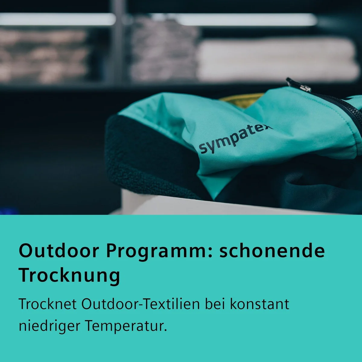 SIEMENS WQ35G2D00 Wärmepumpentrockner, selbstreinigender Kondensator, 8 kg Fassungsvermögen, AutoDry-Funktion 5