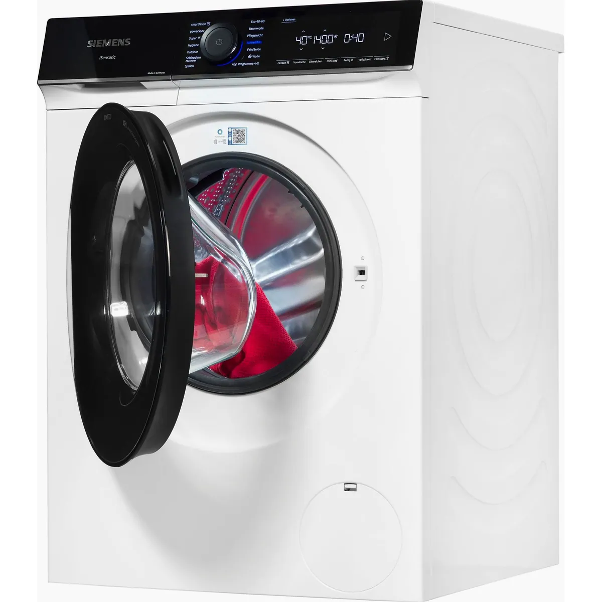 SIEMENS WG44B20Z0 Waschmaschine, 9 kg Fassungsvermögen, energieeffizient, leise im Betrieb 2