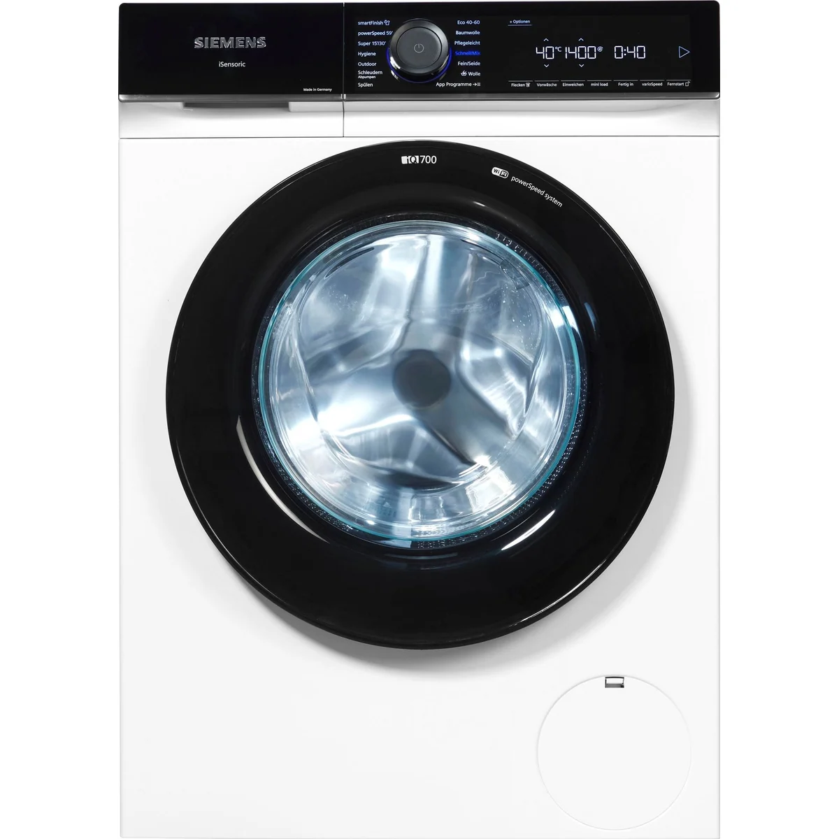 SIEMENS WG44B20Z0 Waschmaschine, 9 kg Fassungsvermögen, energieeffizient, leise im Betrieb 3