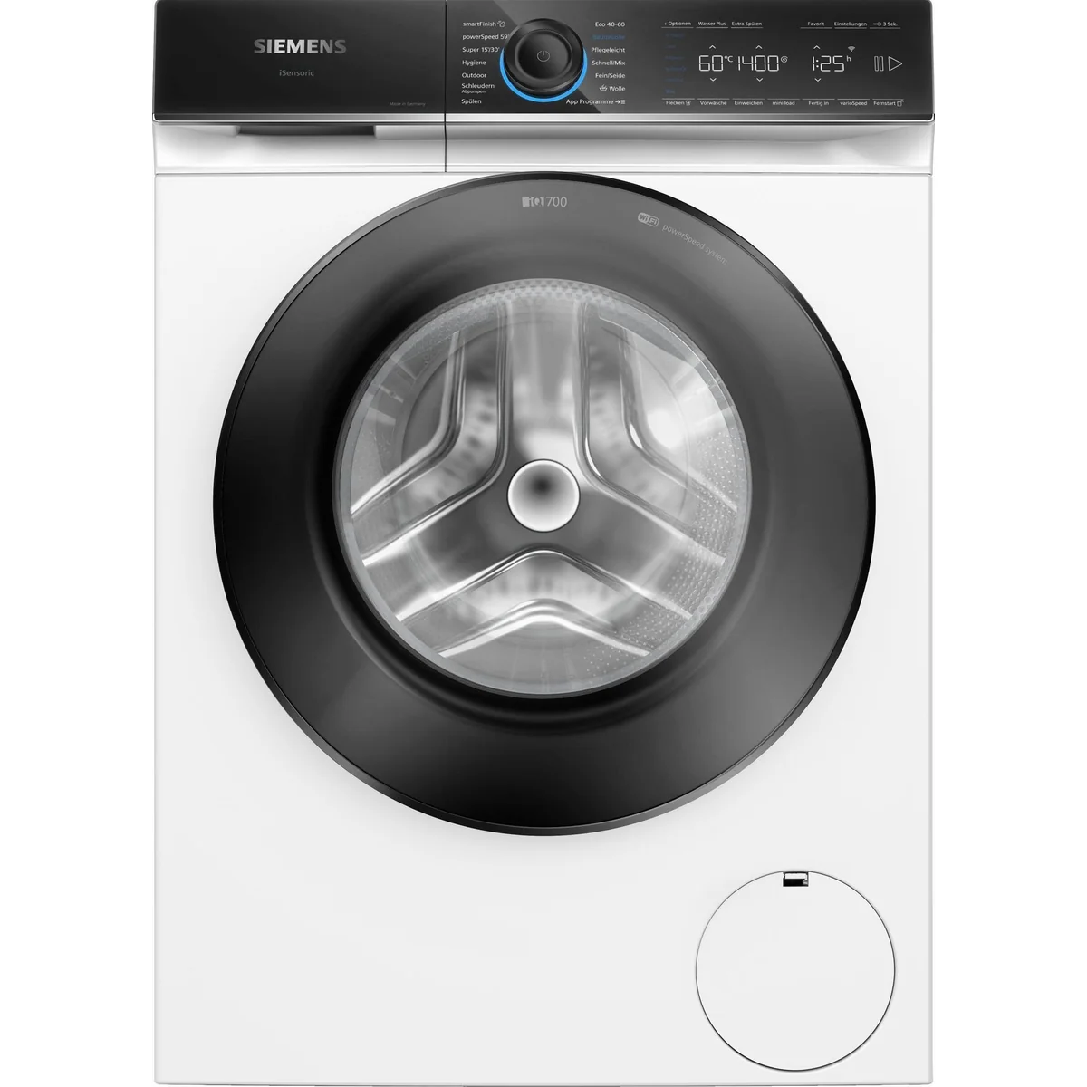 SIEMENS WG44B20Z0 Waschmaschine, 9 kg Fassungsvermögen, energieeffizient, leise im Betrieb 4