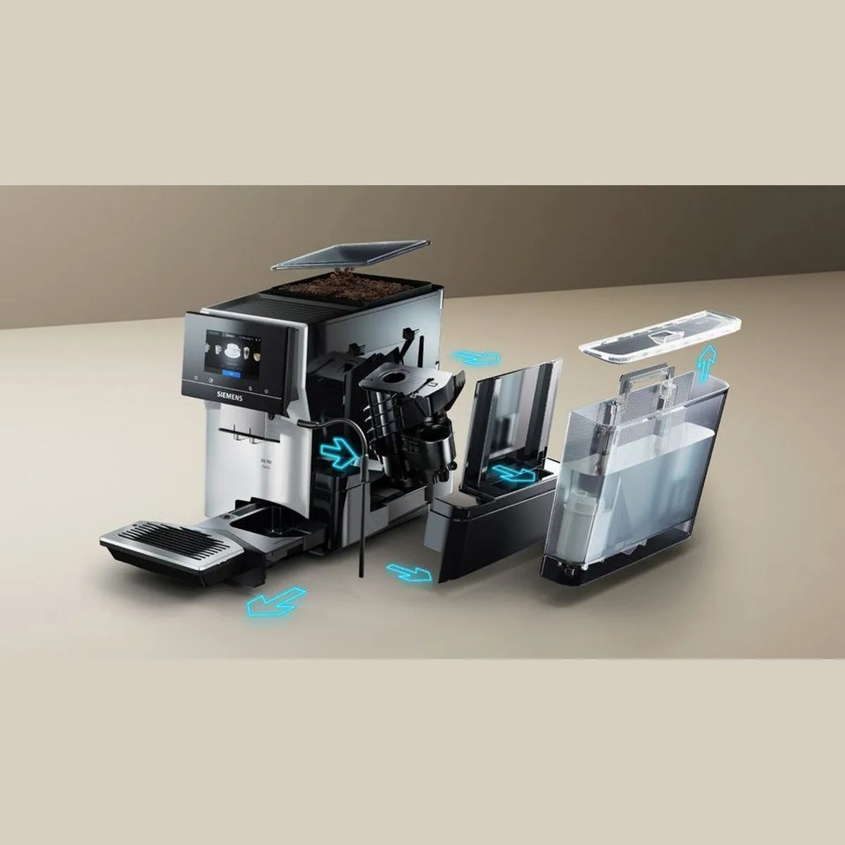 SIEMENS EQ700 classic TP715D47, intuitives TFT-Display, Cold Brew, 10 Favoriten 3