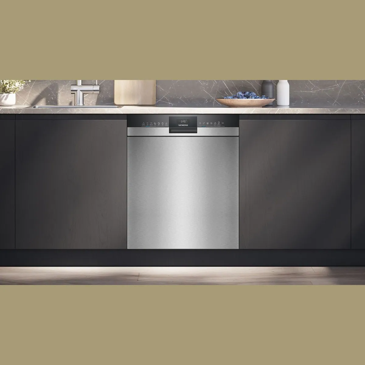 SIEMENS iQ300 SN43ES28AE Unterbaugeschirrspüler, 13 Maßgedecke, A-Energieeffizienz 2