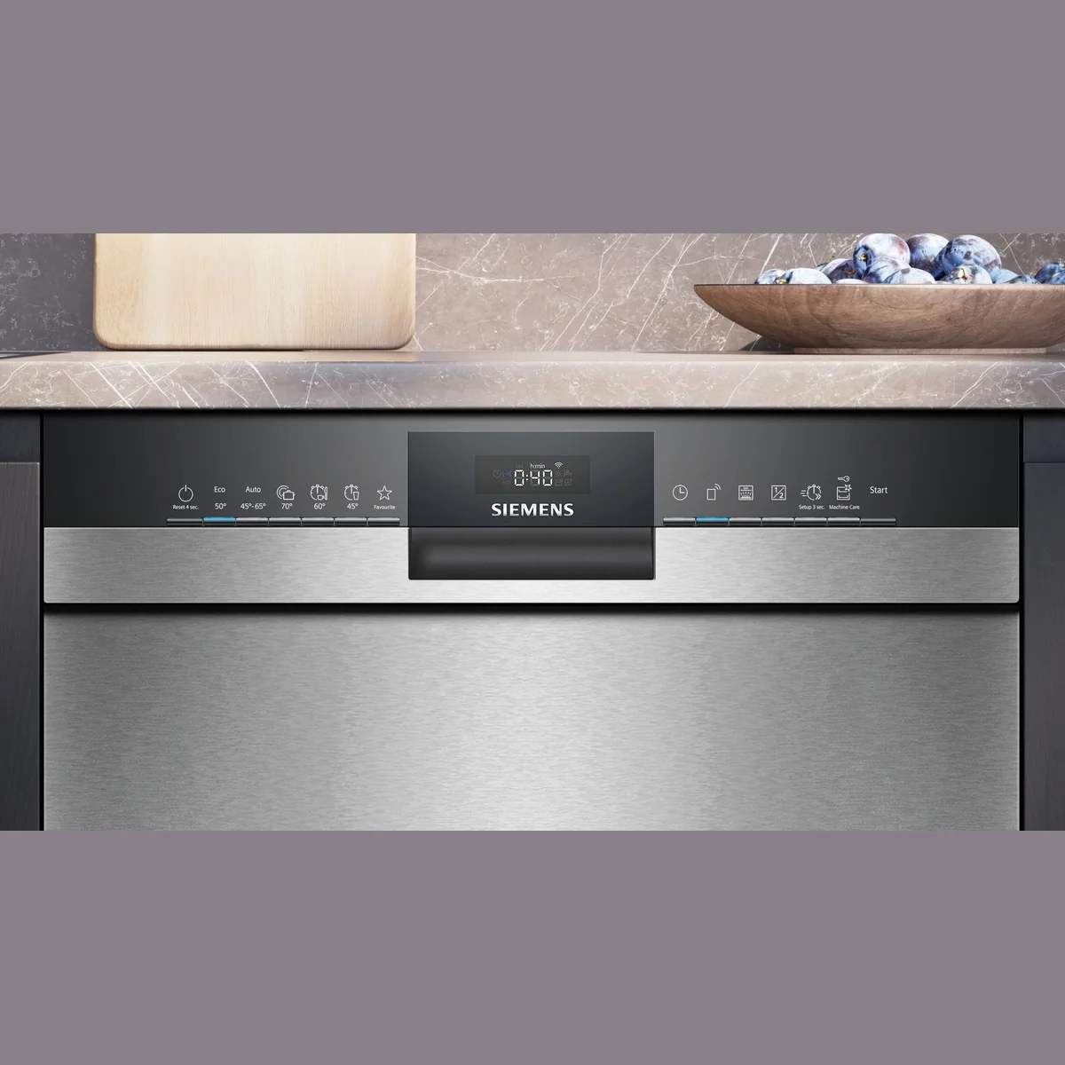 SIEMENS iQ300 SN43ES28AE Unterbaugeschirrspüler, 13 Maßgedecke, A-Energieeffizienz 3
